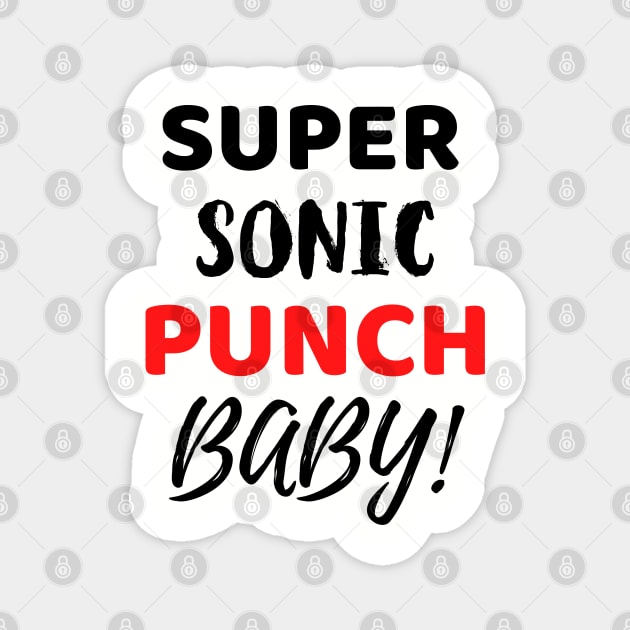 Cisco Ramon Flash - Super Sonic Punch Baby Magnet by Famgift