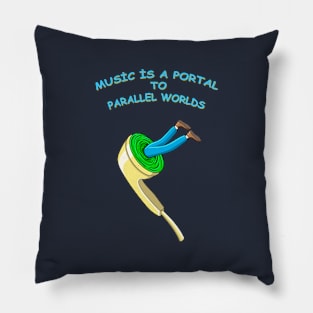 music portal Pillow