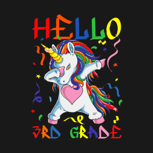 Hello Preschool Unicorn Back To School T-Shirt