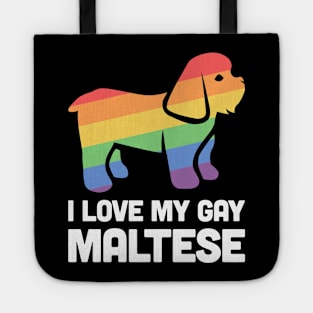 Maltese - Funny Gay Dog LGBT Pride Tote