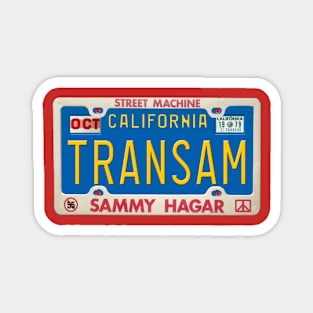 Sammy Hagar - Trans Am Highway Wonderland License Plate Magnet