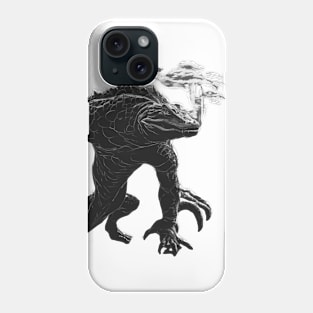 Alligator Shadow Silhouette Anime Style Collection No. 101 Phone Case