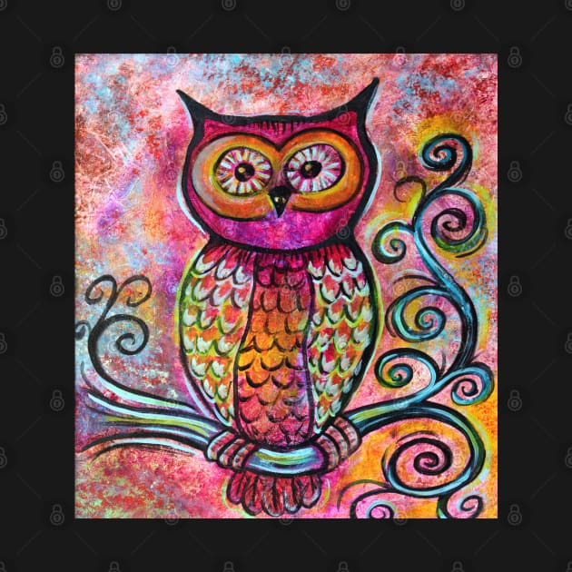 Whimsical Owl by Heartsake