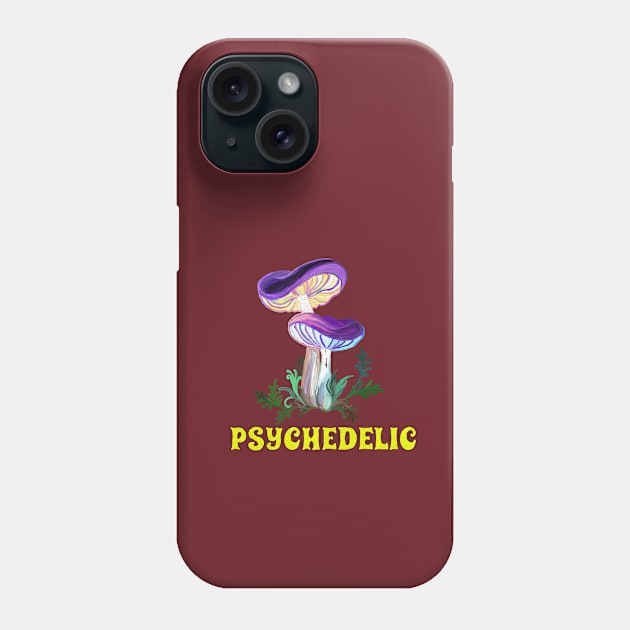 Psychedelic Mushroom Phone Case by Veralex