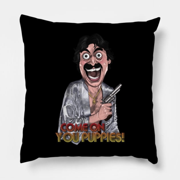 Rahad Jackson Pillow by AndysocialIndustries