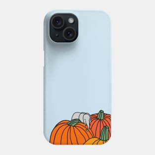 Funny Little Elephant and Halloween Pumpkins Phone Case