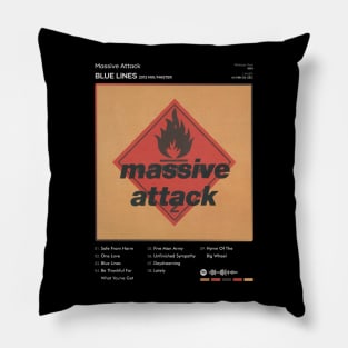 Massive Attack - Blue Lines Tracklist Album Pillow