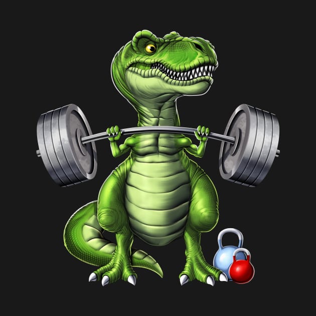 T-Rex Dinosaur Fitness Workout by underheaven