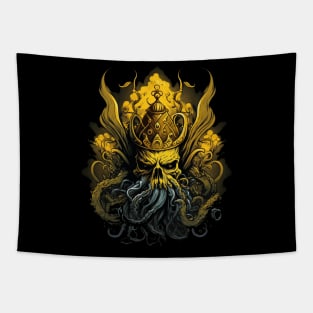 yellow king Tapestry