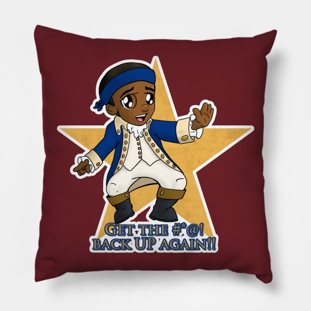 Lil Hercules Pillow by Axton Kahler Art