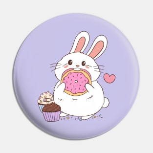 Hungry Rabbit (Sweet Tooth) Pin