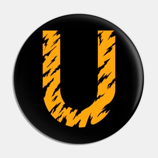 Uproar lettering U Pin