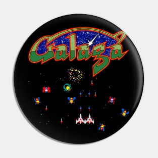 Galaga Retro 80's Arcade Pin