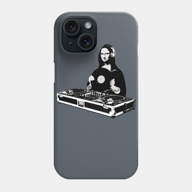 DJ Mona Lisa Phone Case by robotface