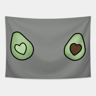 avocado heart Tapestry