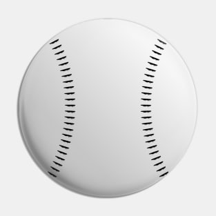 Baseball leather ball Pin