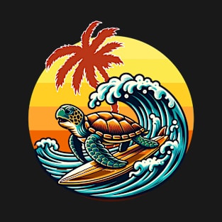 Sea Turtle Surfer T-Shirt