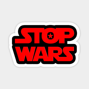 STOP WARS Magnet