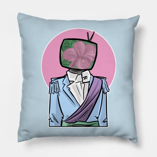 prince robot iv Pillow by inkpocket