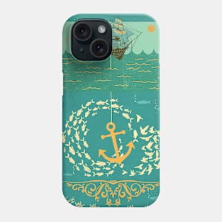 GOLDEN ANCHOR Phone Case