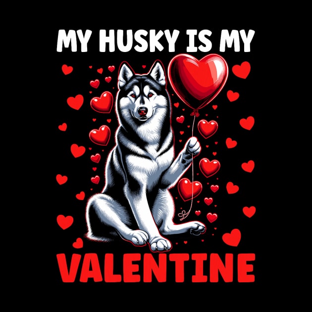 My Husky Is My Valentine by Neldy