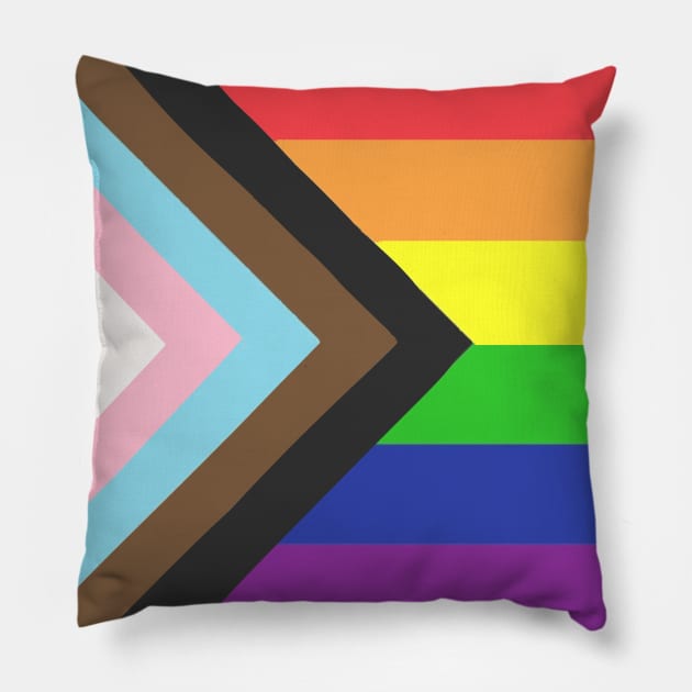 Pride flag Pillow by sophielabelle