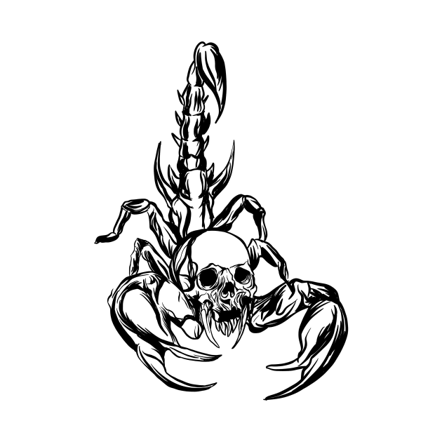 scorpion skull by KAWULA