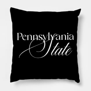 Pennsylvania State word design Pillow