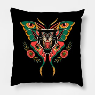 Butterfly black panther Pillow