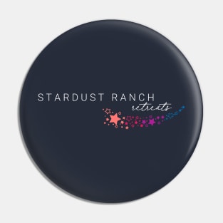 Stardust Ranch Retreats rainbow logo Pin