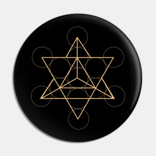 Star tetrahedron Pin