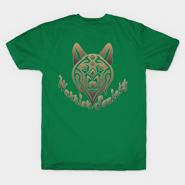 Discover Warrior Society (Wolf) - Native American Design - T-Shirt