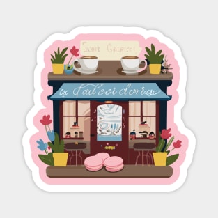 Parisian cafe Magnet