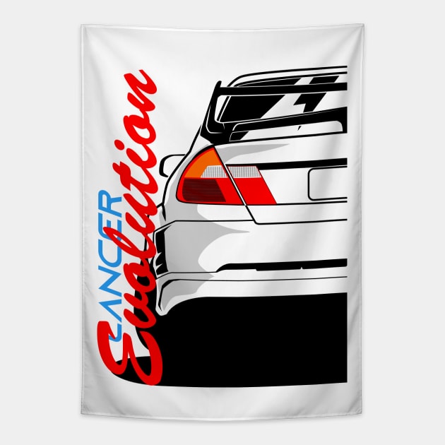 Lancer Evolution IV Tapestry by gaplexio