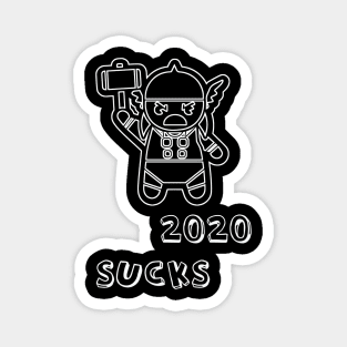 2020 sucks angry Magnet