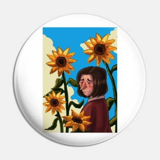 Sunflower Nishiki Pin