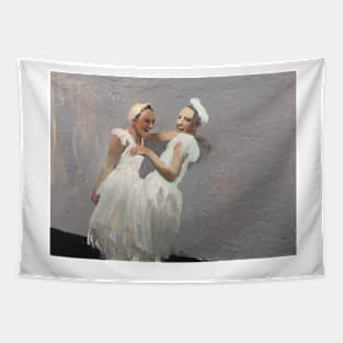 Ballet Dancers Tapestry