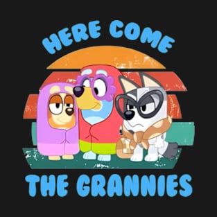 Here come the grannies - Retro T-Shirt