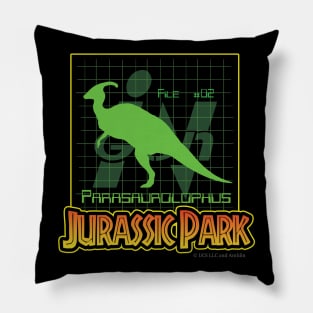 Ingen Files #2 (Parasaurolophus) - Jurassic Park Pillow