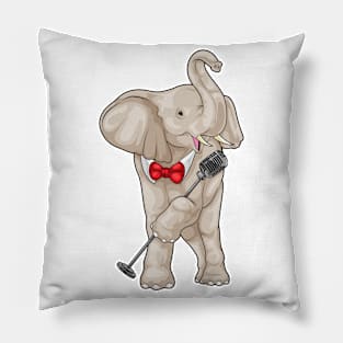 Elephant Singer Microphone Music Pillow