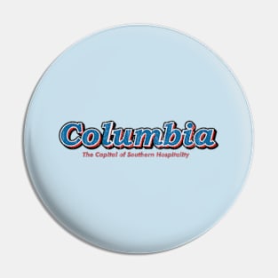 Columbia Retro Style Pin