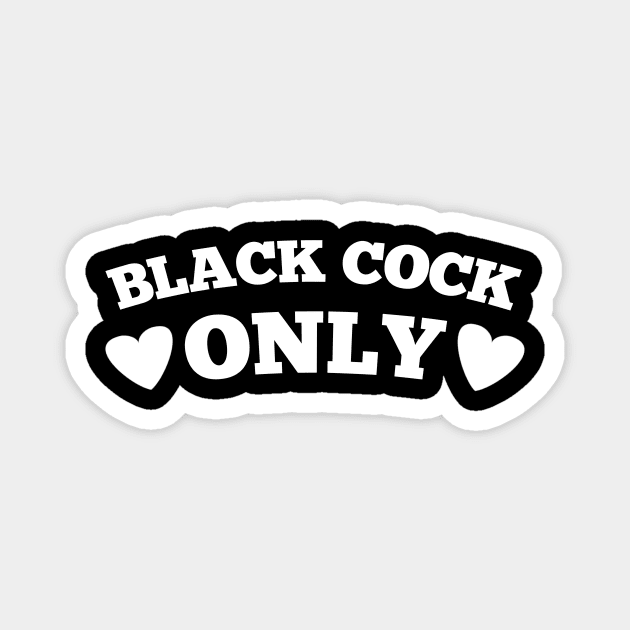 Black Cock Only Magnet by QCult