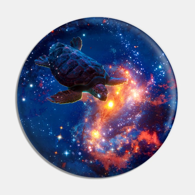 Cosmic Turtle Pin by LumiFantasy