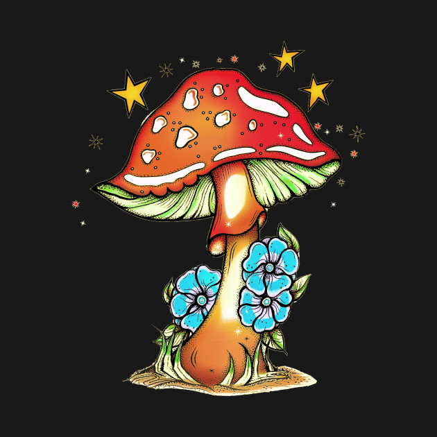 Discover Mushroom - Nature - T-Shirt