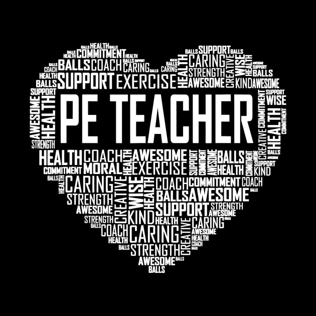 PE Physical Education Teacher P.E.Appreciation Gift Coach by Alita Dehan
