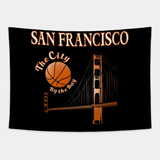 San Francisco Golden Gate Bridge Basketball Tapestry