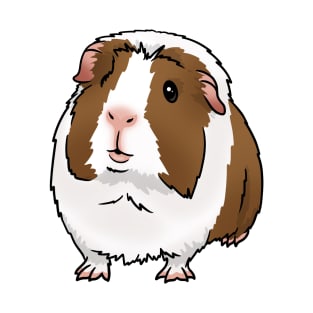 Brown Dutch Crested Guinea Pig T-Shirt