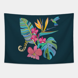 Boho Tropical Life Tapestry