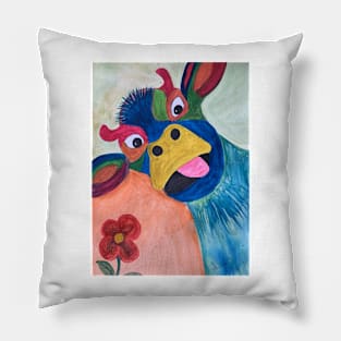 Colourful Cow Pillow