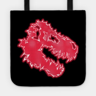 Power Skull - Tyrannosaurus Red Tote